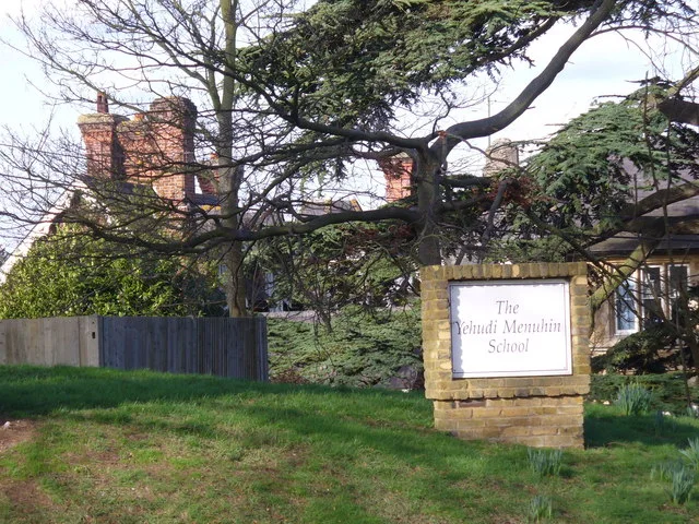 Buildings and grounds of the Yehudi Menuhin School in Surrey.